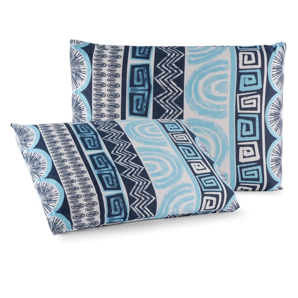 Par De Fronha Malha Algodão Antialérgica Estampada Com Zíper