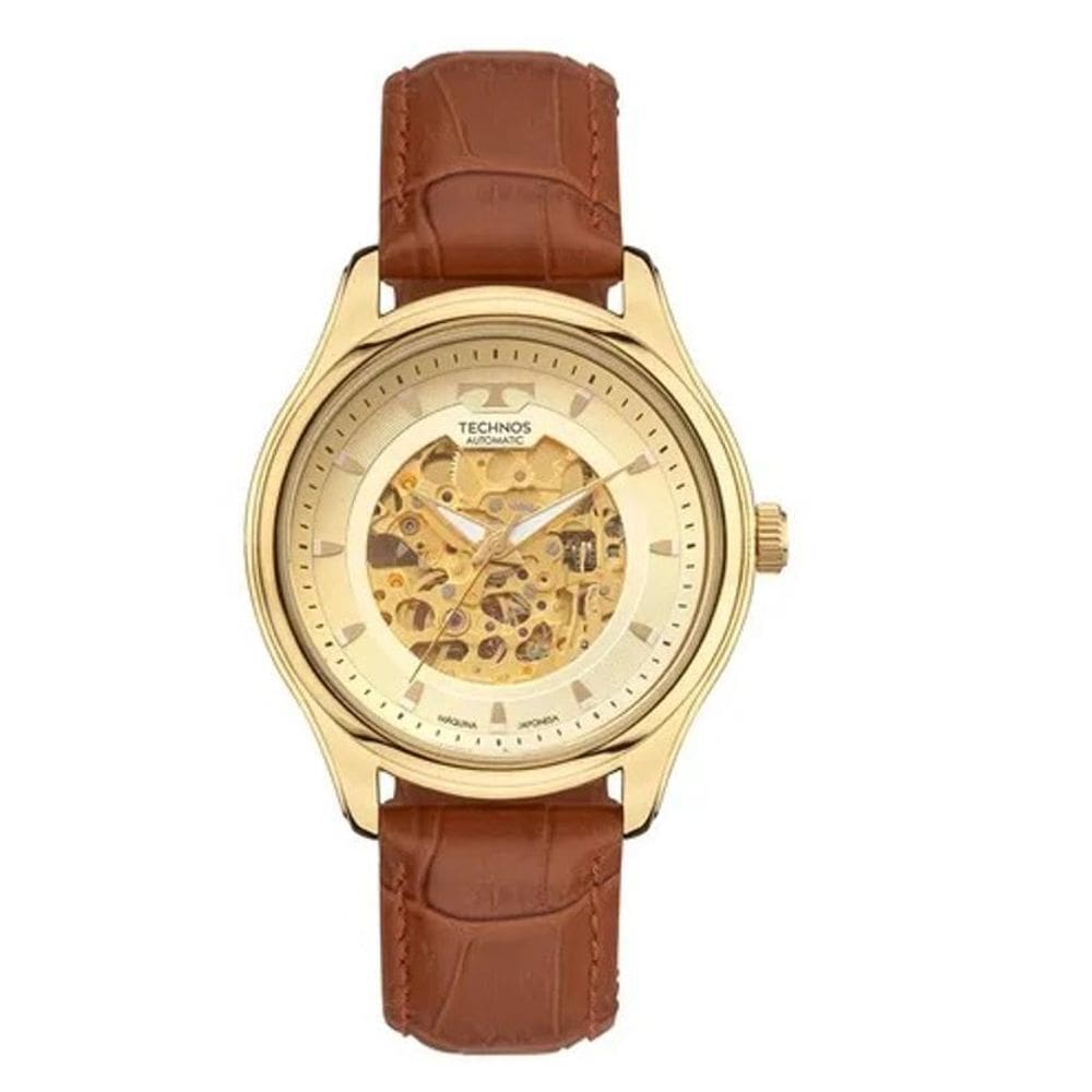 Relógio Masculino Technos Skeleton Automático 8N24Aq/Ox