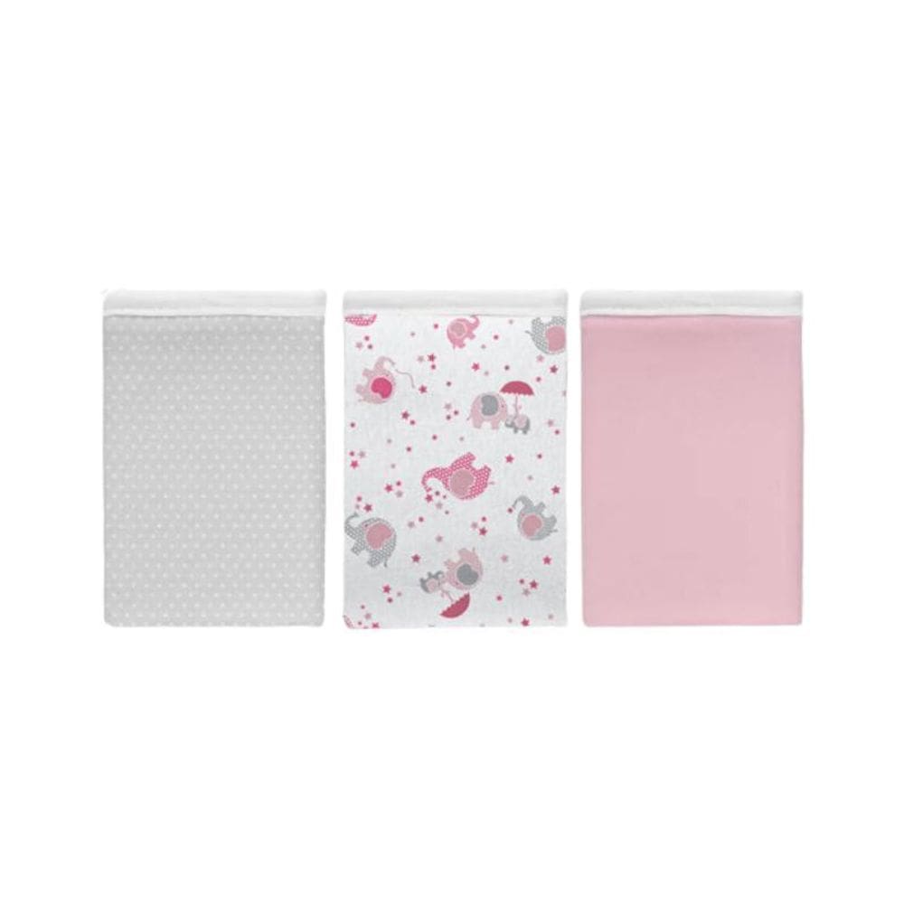 Kit 3 Fronhas 30X40 100% Algodão - Babyfante