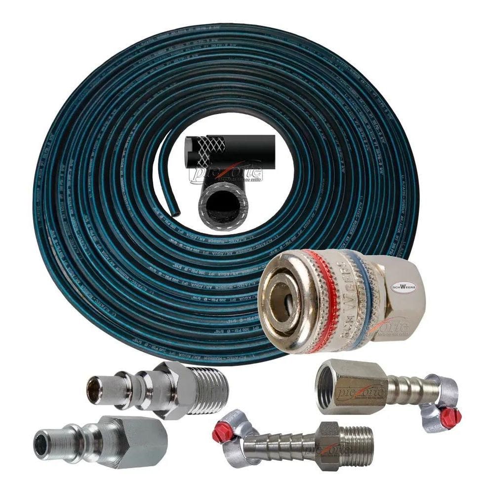 2X Kit Mangueira De Ar Para Compressor Tufão