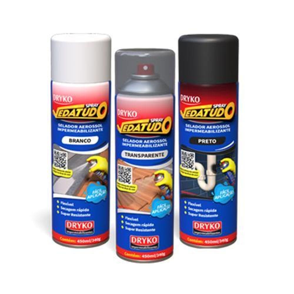 Borracha Liquida Spray Vedatudo 400Ml/235G