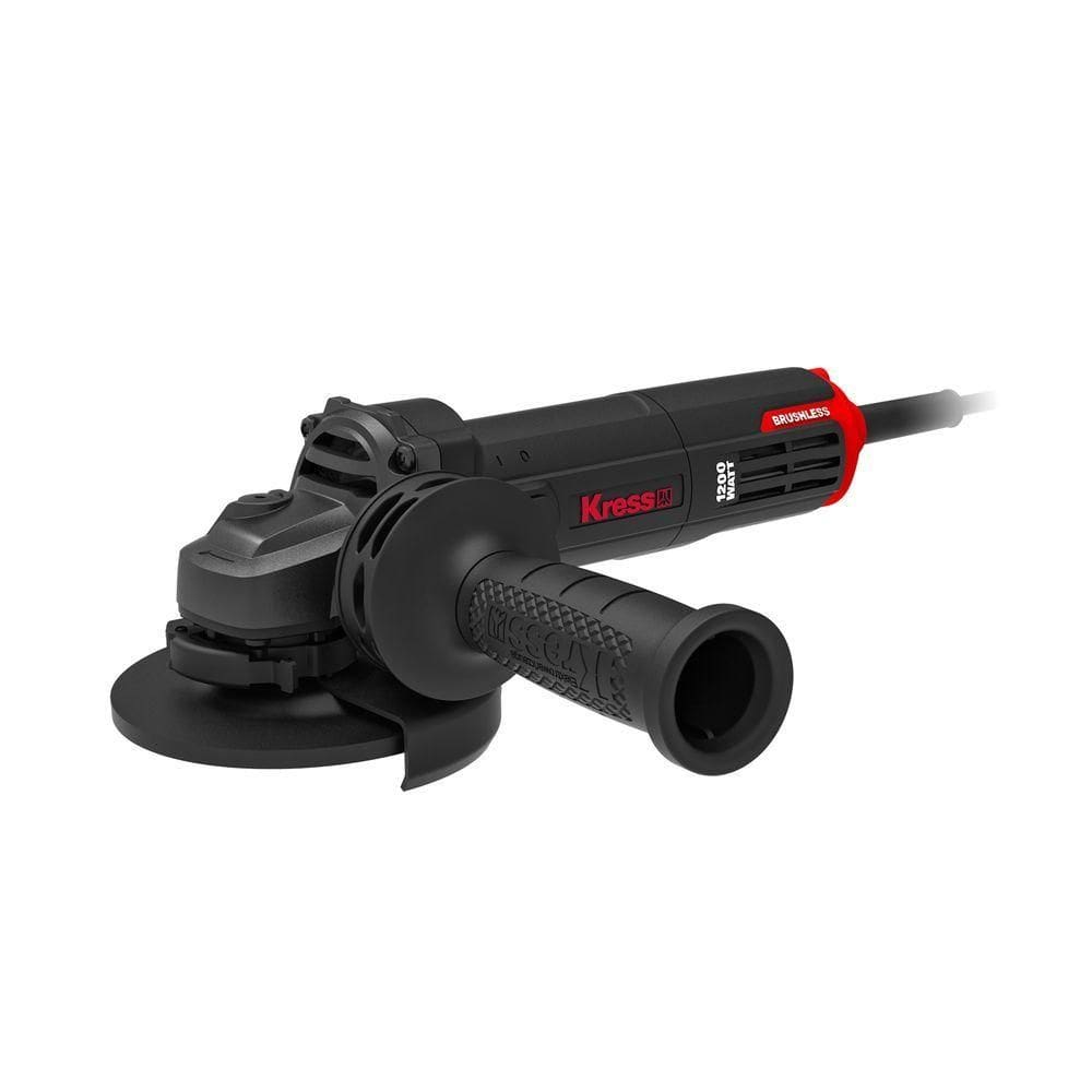 Esmerilhadeira Angular Kress Kus26 Brushless 115-125mm 1200w – Potente, Resistente E Profissional