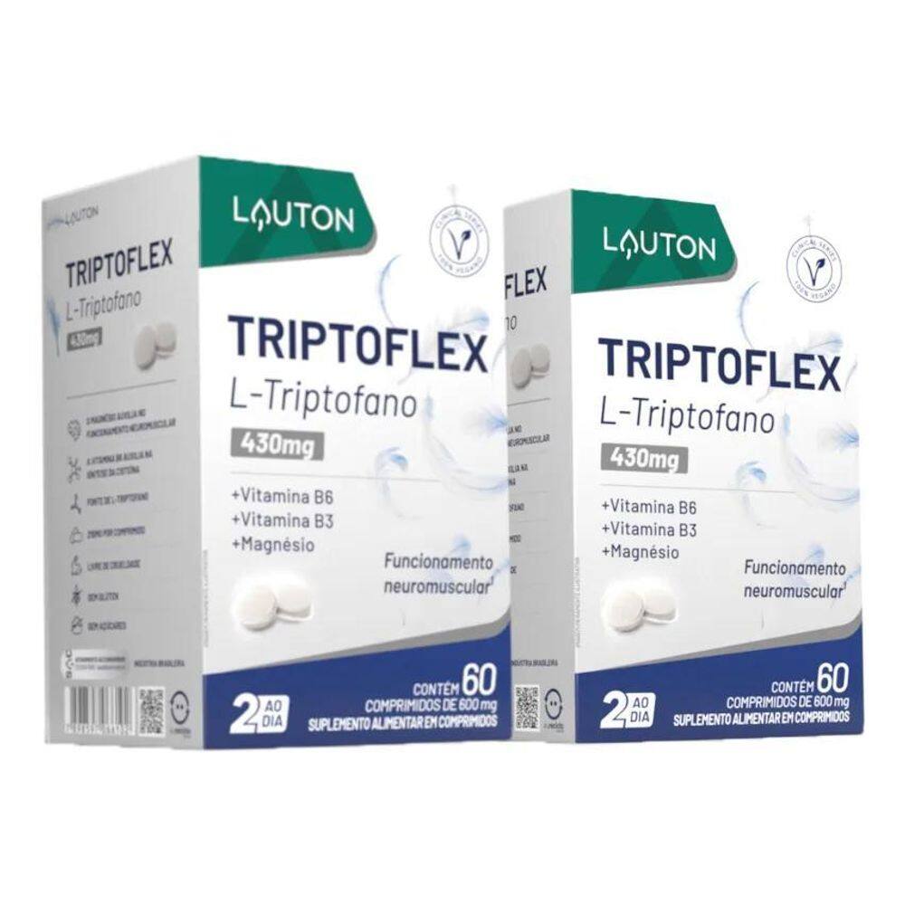2X L Triptofano Precursor 5Htp Serotonina 120 Lauton Nutriti