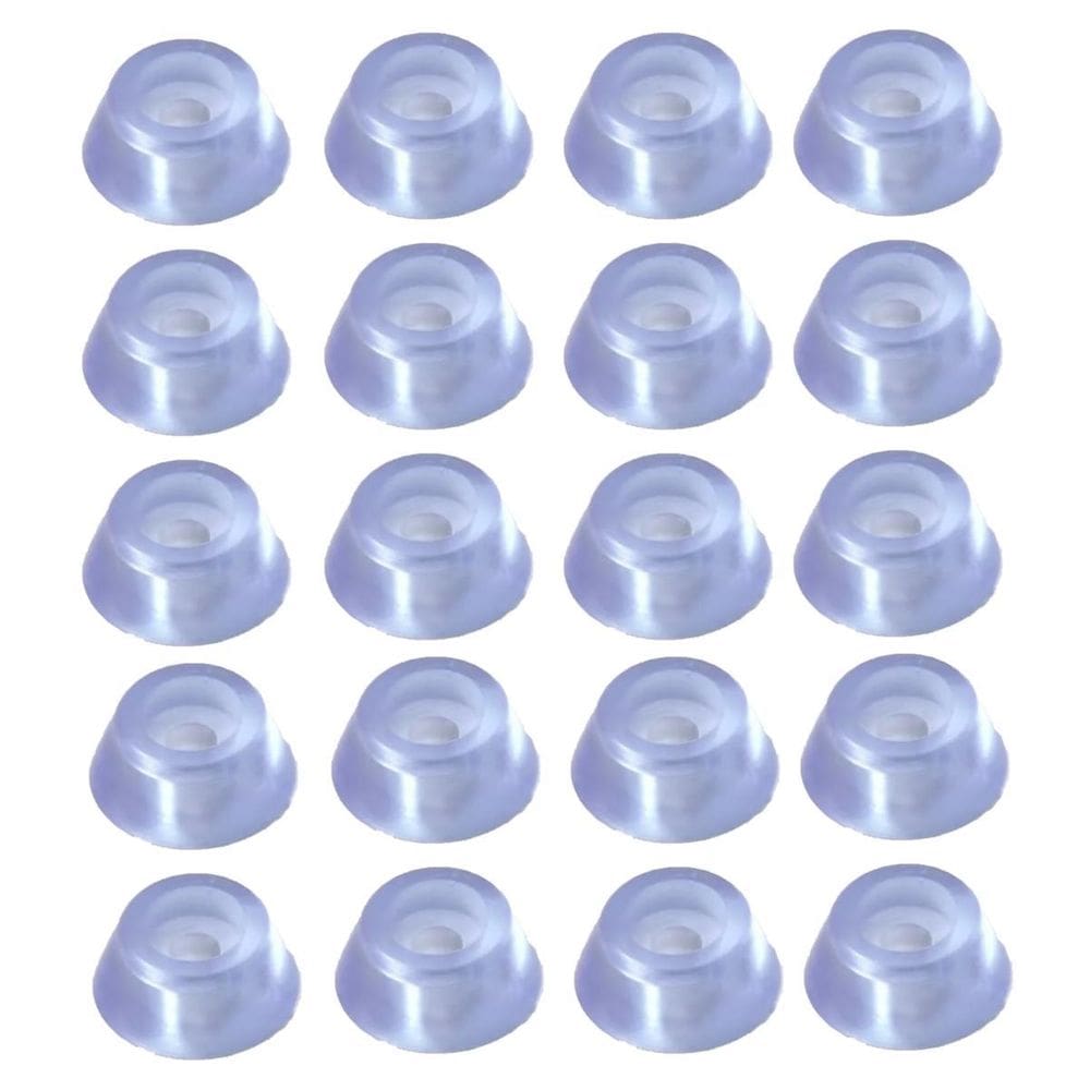 50 Plaqueta De Silicone Pé Madeira