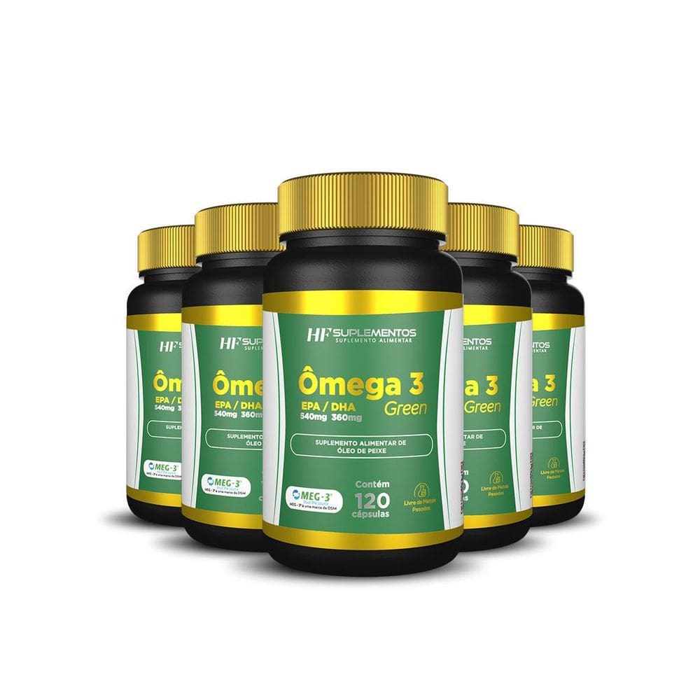 5X Omega 3 Epa 540Mg + Dha 360Mg 120Caps Hf Suplementos