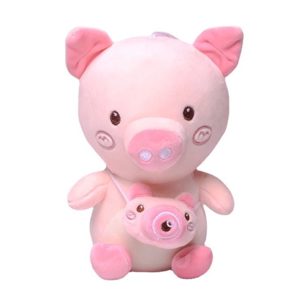 Brinquedo de pelúcia Hubblebubble Pig rosa 20cm