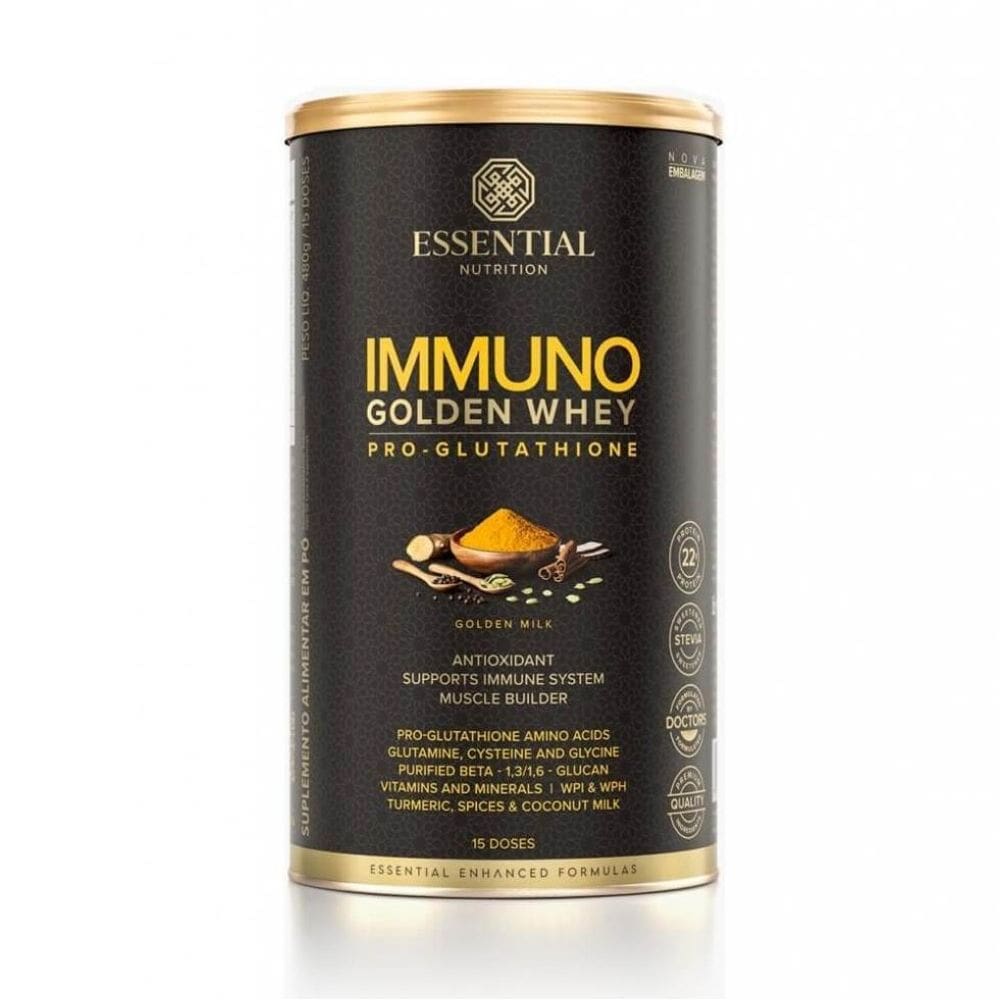 Immuno Golden Whey Pro Glutathione Lata Sabor: Golden Milk