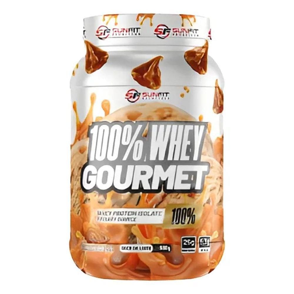 2X Whey Protein 100% Gourmet Iso Pote 900G Doce De Leite