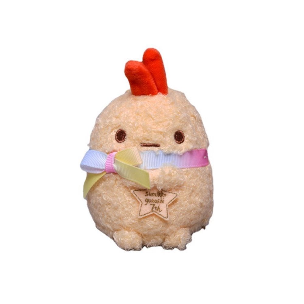 Boneca de brinquedo de pelúcia Sumikkogurashiss Fried Camarão Rabo de Camarão 8 cm