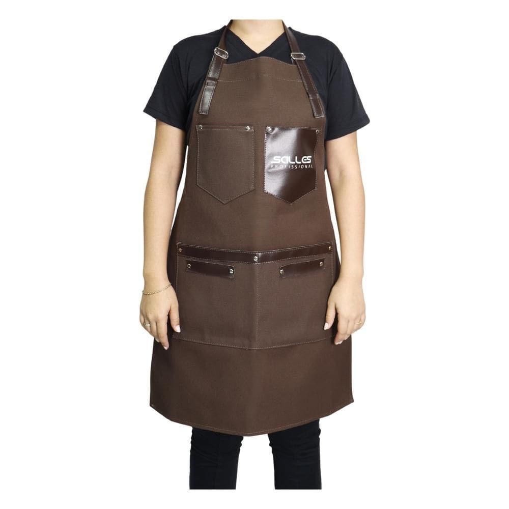 Avental Para Cabeleireiro Barbeiro Premium Algodão Salles Pr