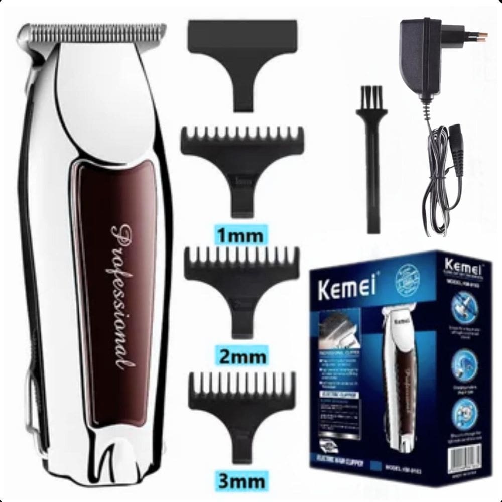 Maquina Kemei Km-9164 Para Barbear Rápida