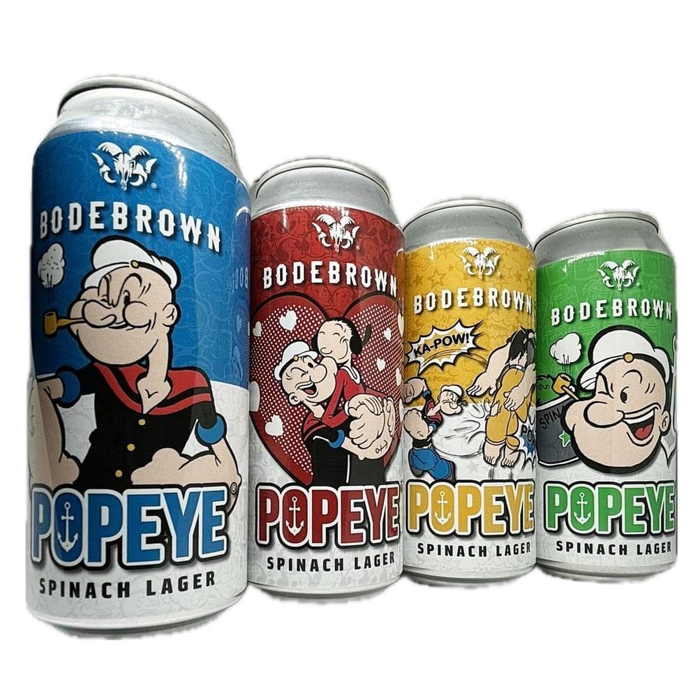 Kit 4 Cervejas Popeye Artesanal Larger 473Ml Puro Malte