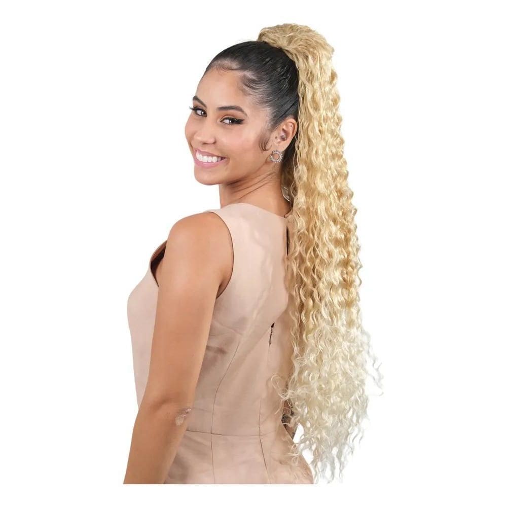 2X Aplique De Cabelo Rabo De Cavalo Charming Hair Cacheado 8
