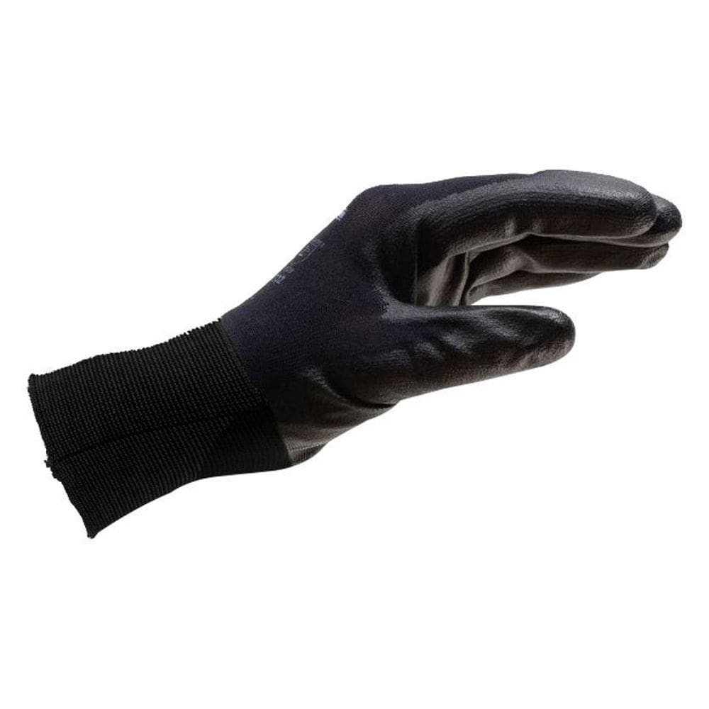 Luva Poliester Pu Preto Tam 9 - Wurth