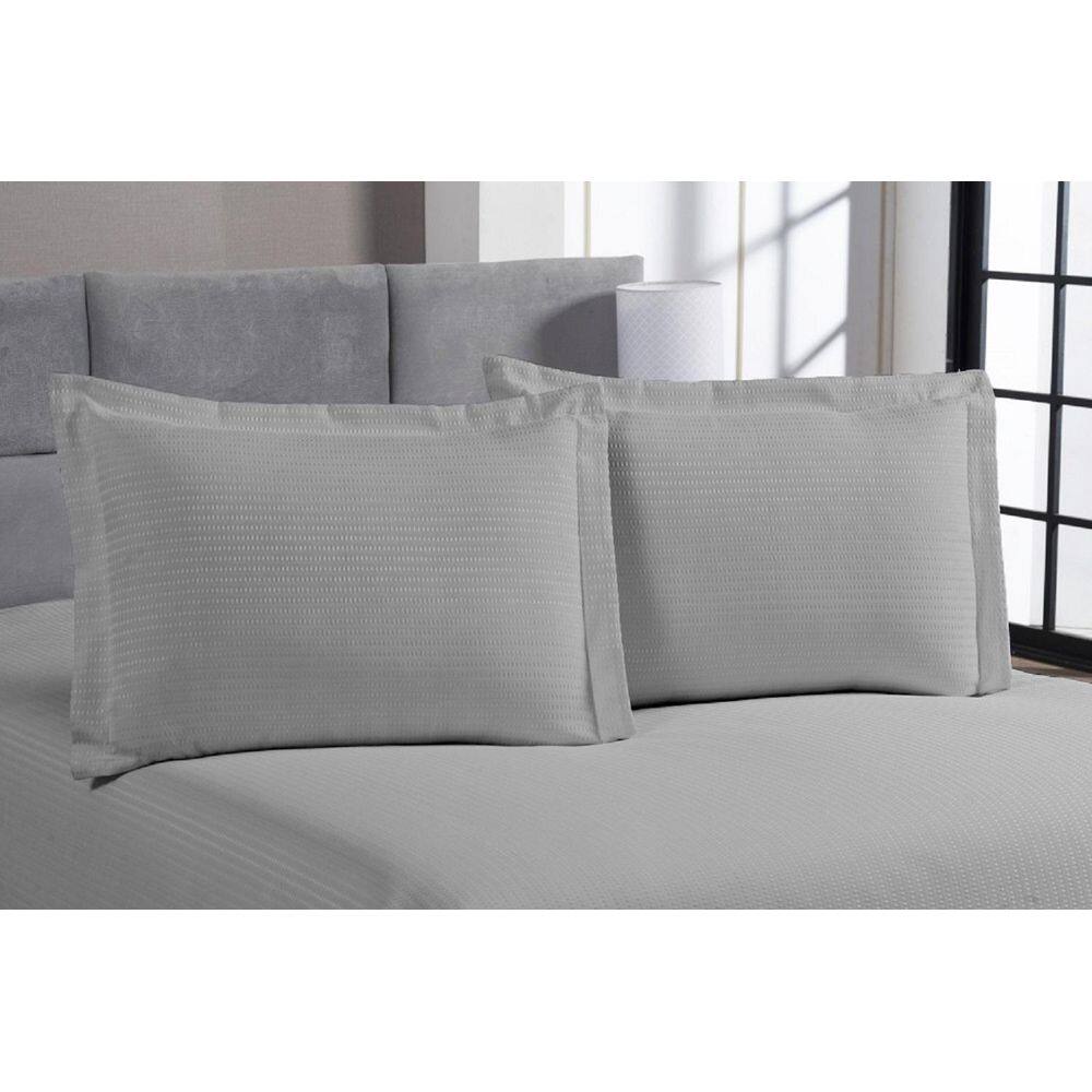 Kit 2 Fronhas Porta Travesseiro 50X70 Piquet Algodão Hotel