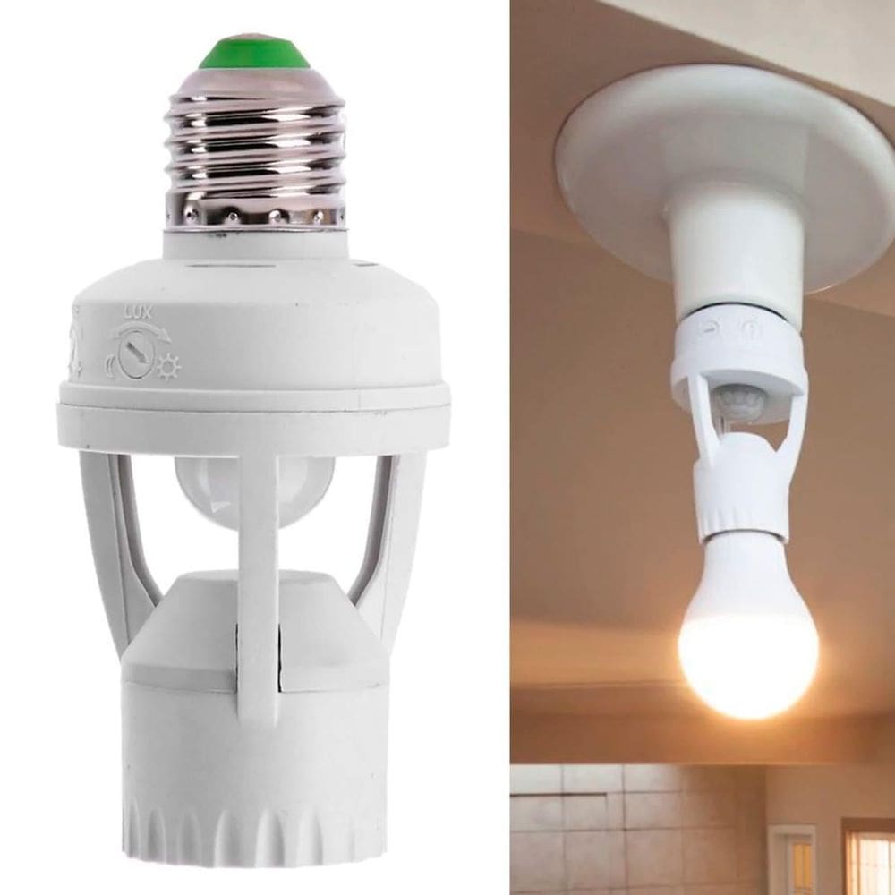 Sensor De Presença Para Lâmpada Economize De Energia