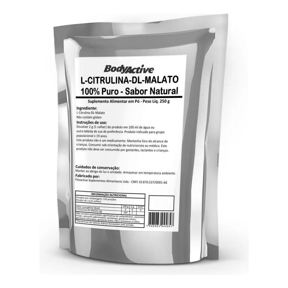 2X Citrulina Malato 250 G Bodyactive