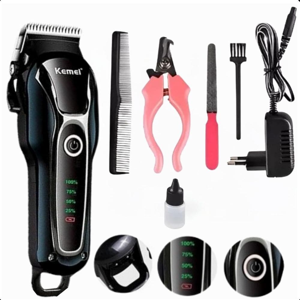 Cortador De Pelo Kemei Km-1991 Compacto Silencioso