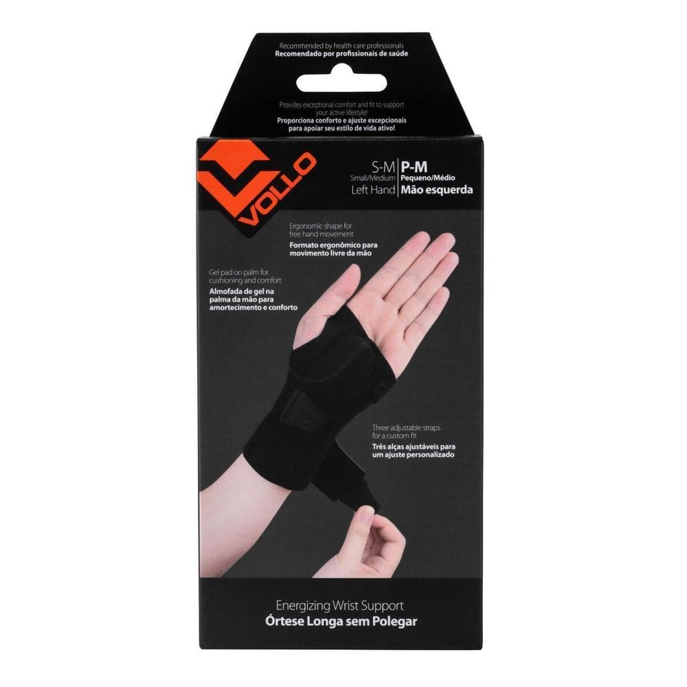 Órtese Longa Sem Polegar Mão Esquerda Tamanho P - M