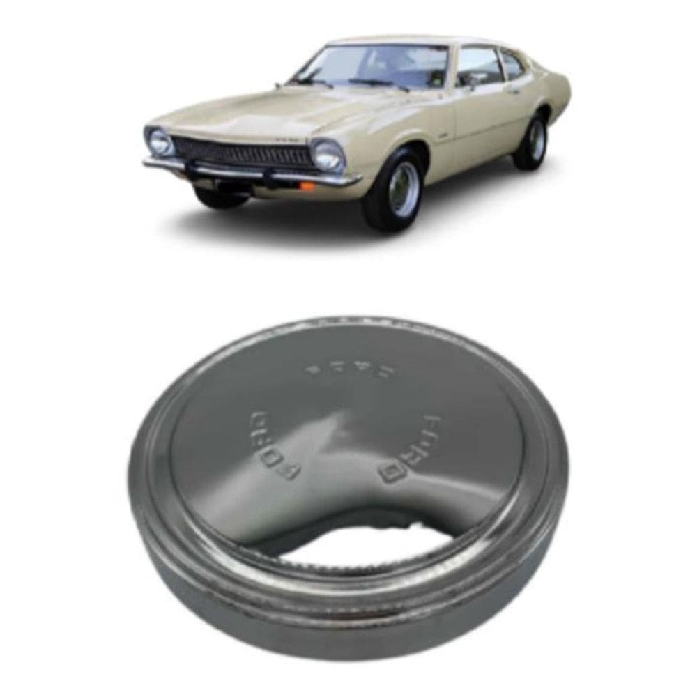 Jogo 04 Calotas Maverick Gt V8 Metal Cromado 1973 A 1979