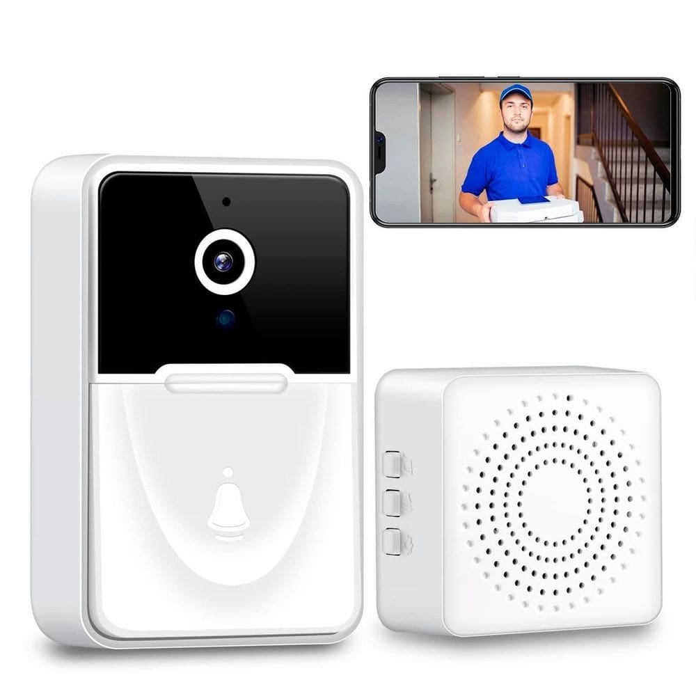 Interfone Doméstico Vídeo Áudio Casa Segurança Hd 1080P Wi-Fi