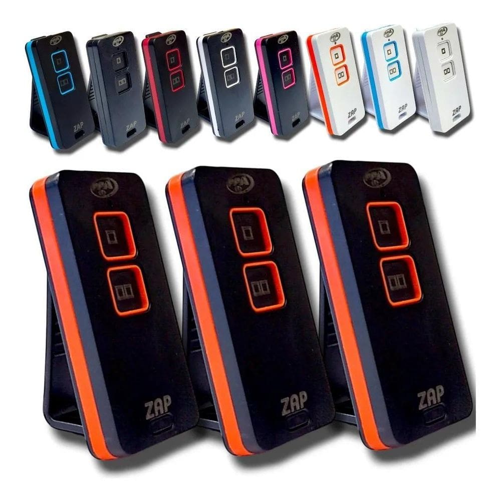 2X 3 Controles Alarme Motor Portão 433Mhz Ppa Tx Transmissor