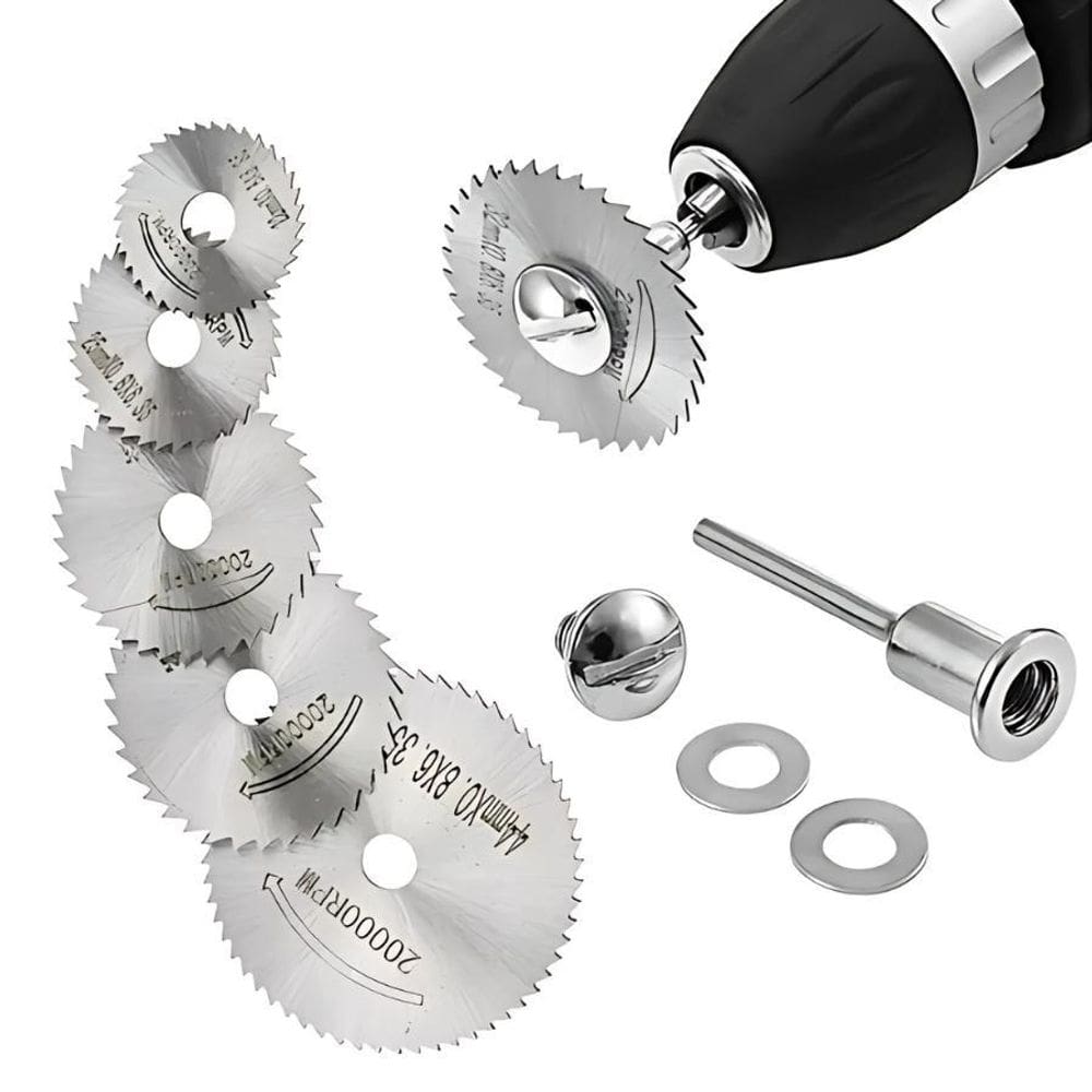 Kit Serra Circular Para Corte De Madeira E Pvc