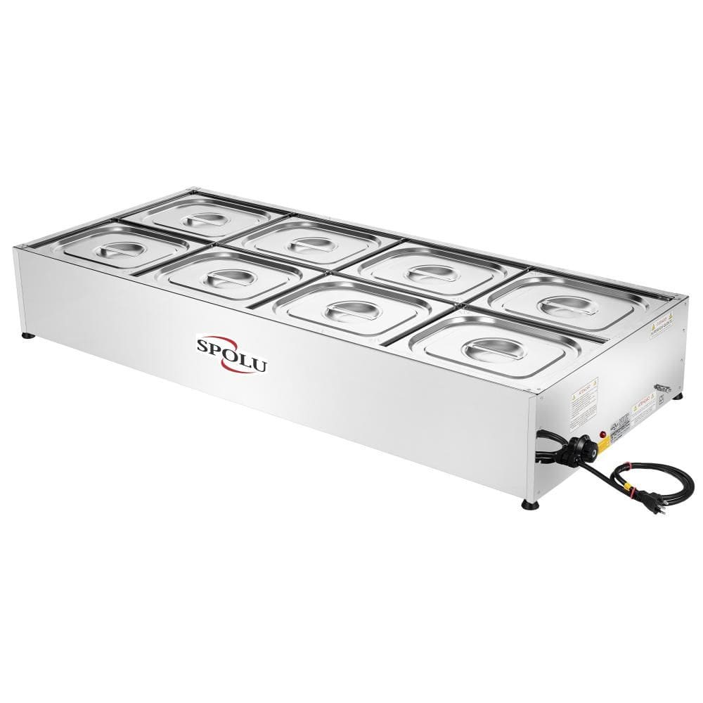 Buffet Térmico de Bancada Spolu 8 Cubas 127V SPL-509BC