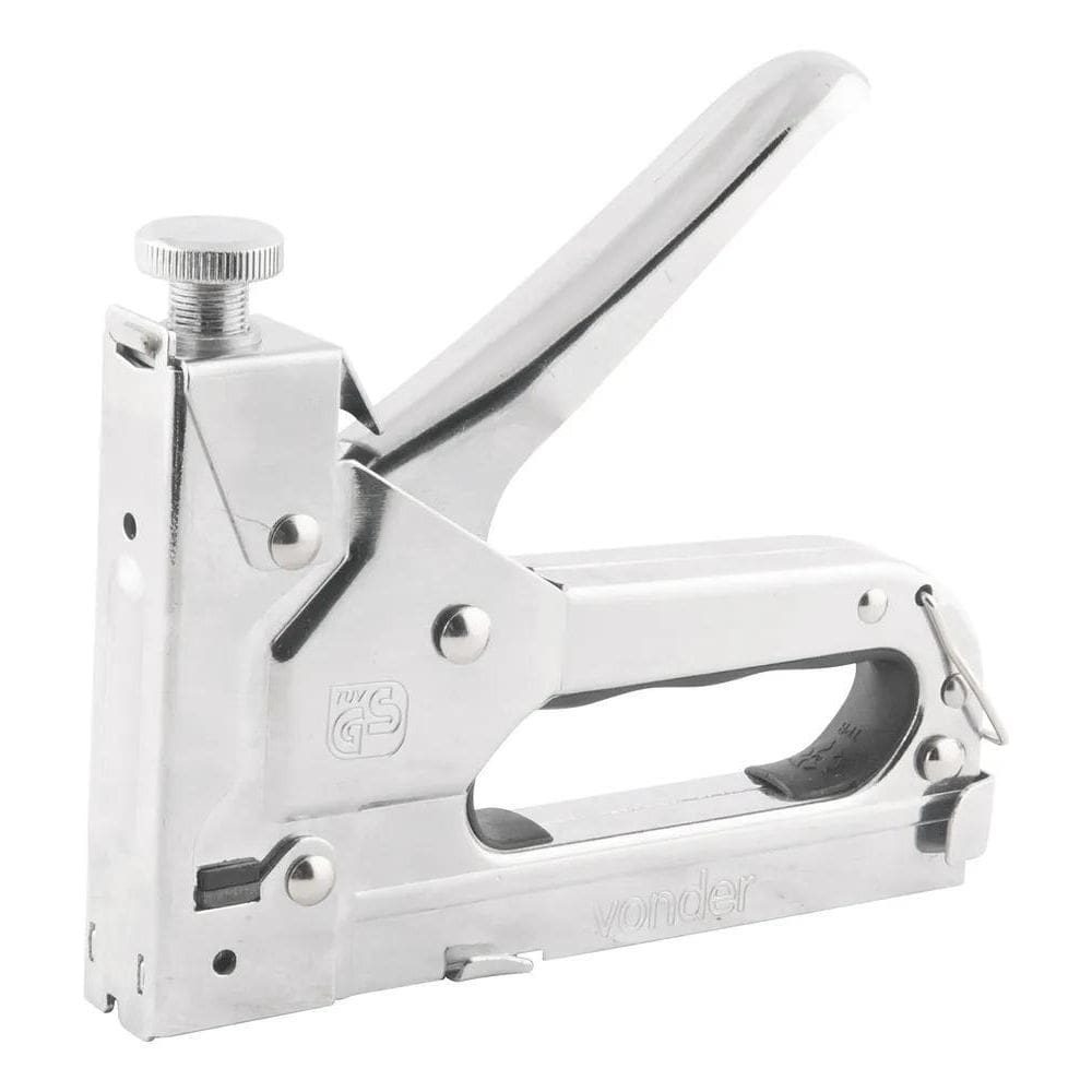 2X Grampeador Tapeceiro Pinador Vonder 600 Grampos Profissio