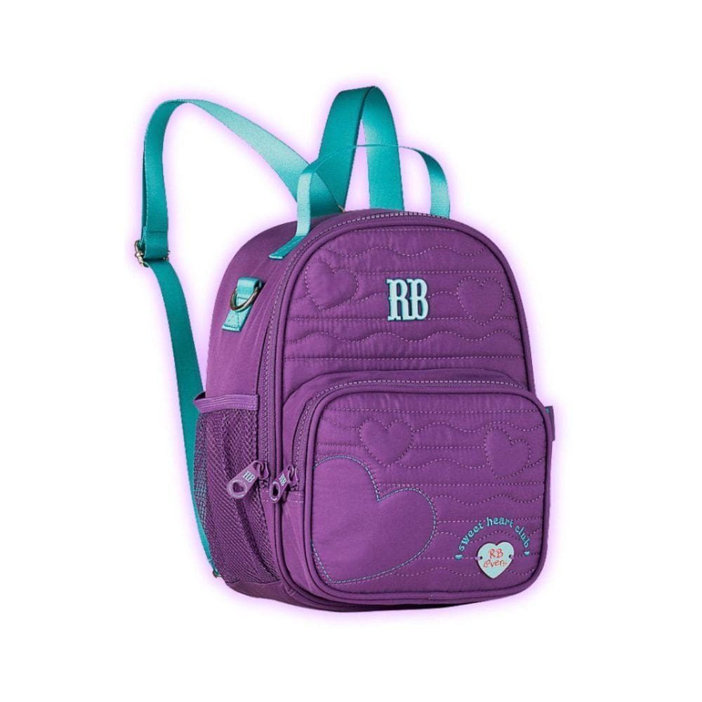 Mochila P Rebecca Bonbon Bolsa Térmica Passeio Roxo Creche
