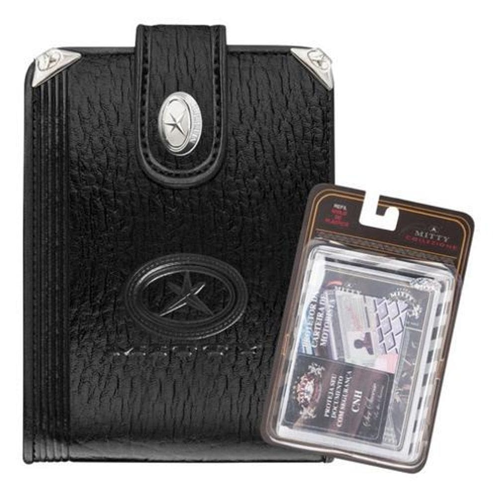 Carteira Masculina De Couro Mitty M2Ef +