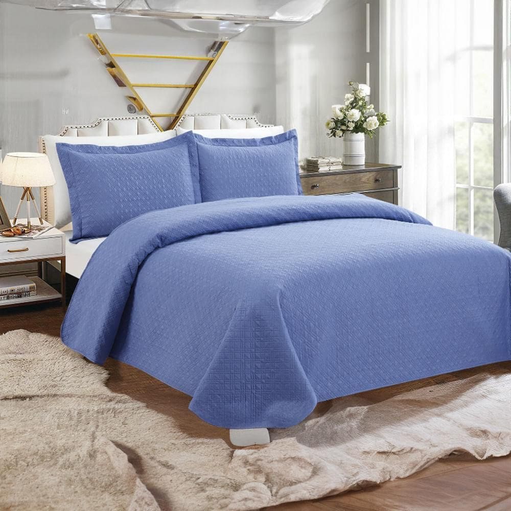 Kit Colcha / Cobre Leito Casal Ultrasonic - Sultan Jeans