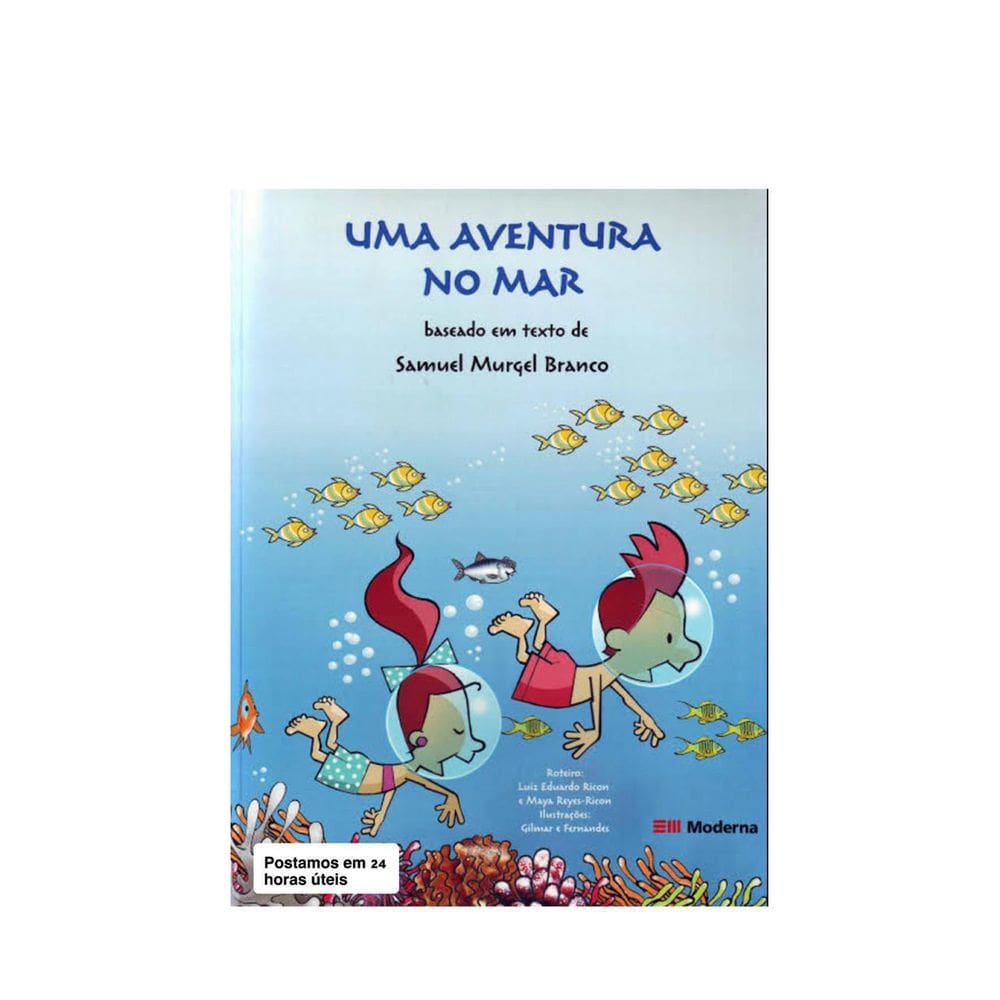 Livro Uma Aventura No Mar - Série Hq Na Escola