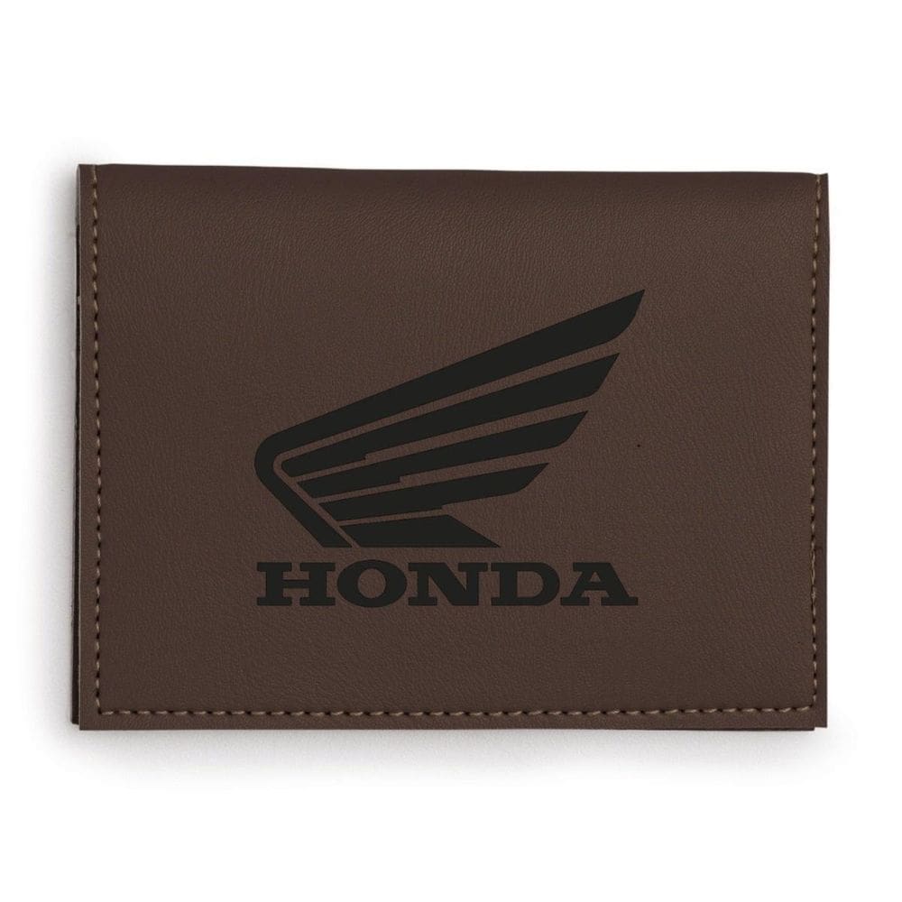 Carteira Slim Masculina Cartão Dinheiro Para Honda Moto