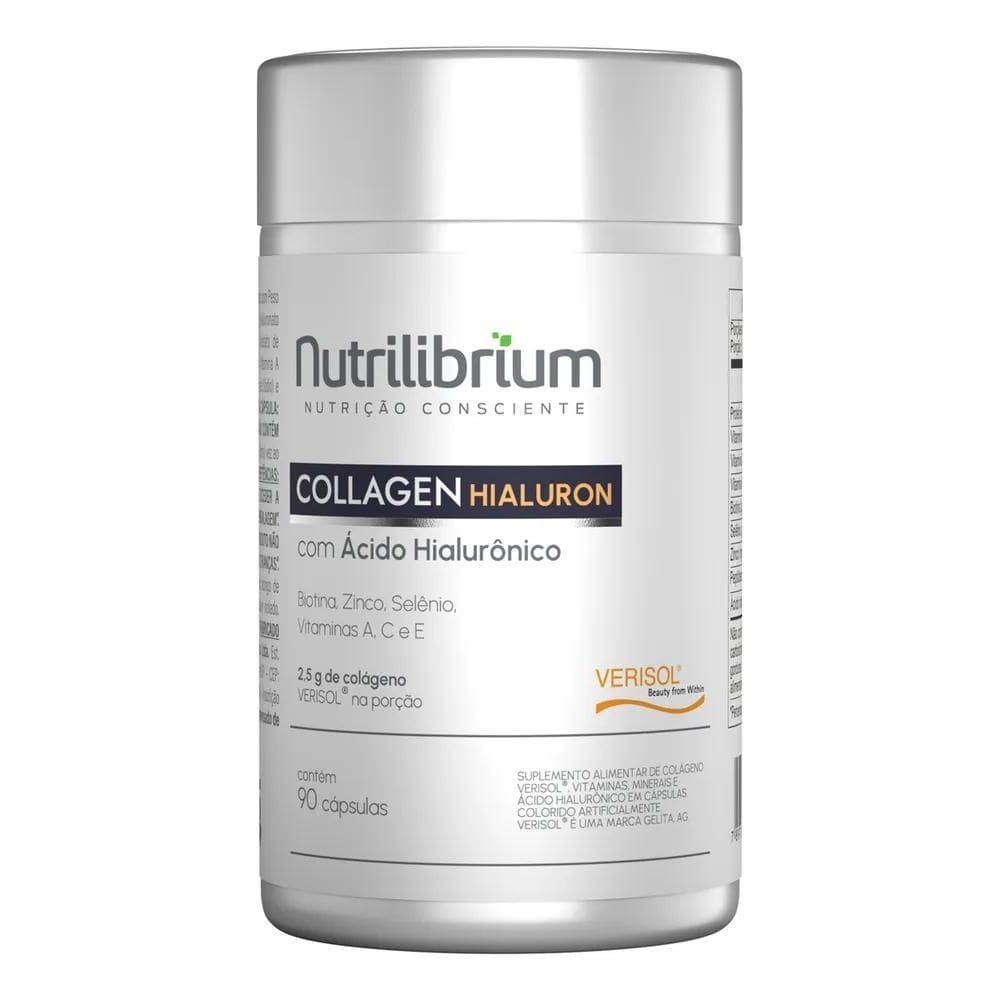 2X Colágeno Verisol Com Ácido Hialurônico Biotina 90 Caps Nu
