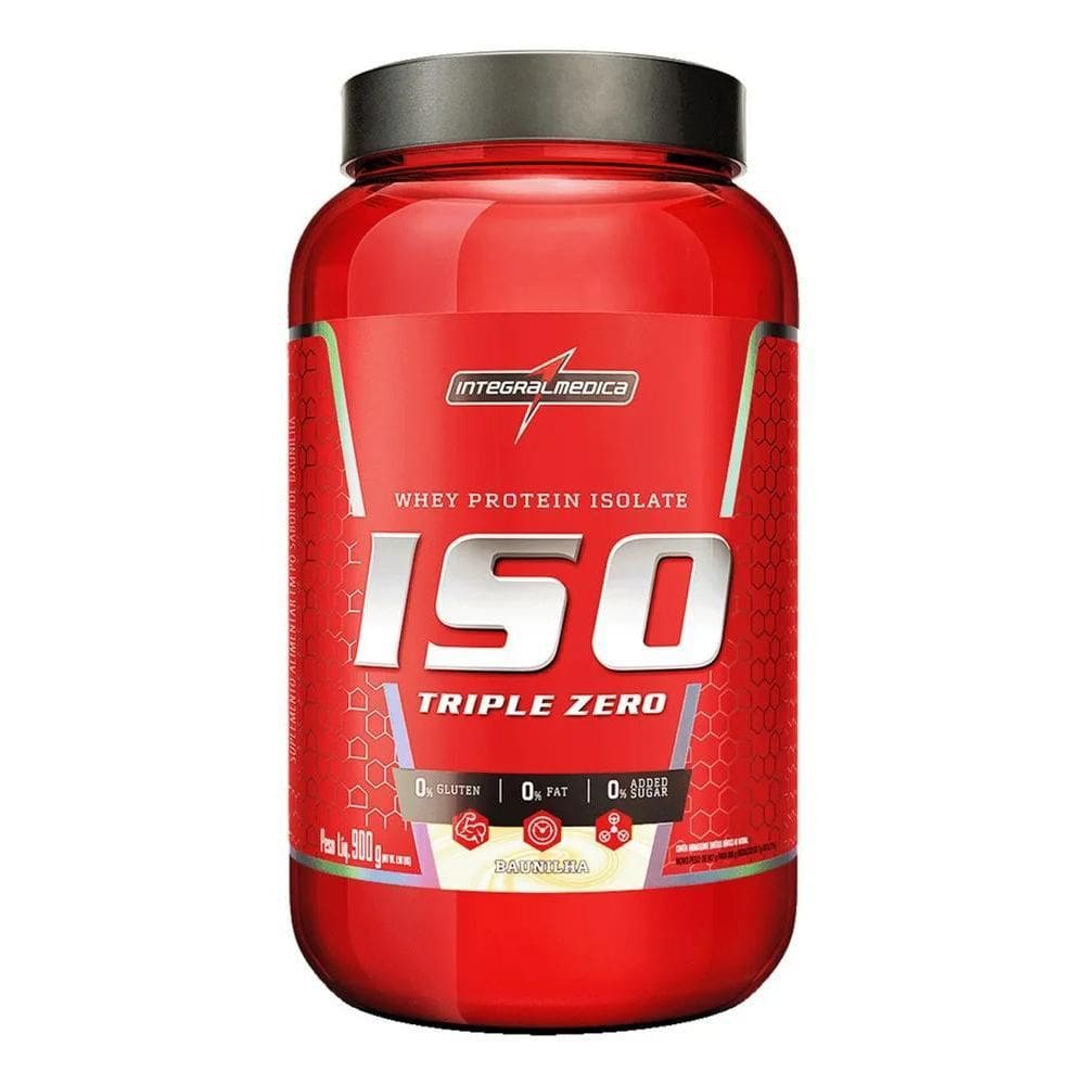 2X Whey Protein Iso Triple Zero Baunilha 900G Integralmédica