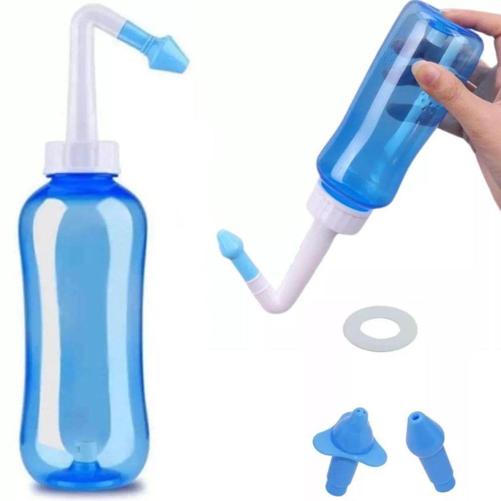 Limpador Nasal Azul Frasco Ergonômico