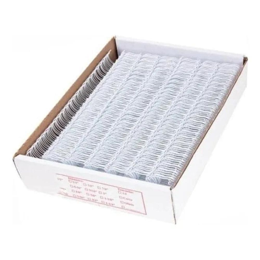 Wire-O Branco Passo 2X1 A4 3/4 Utilização 140 Folhas 50Un
