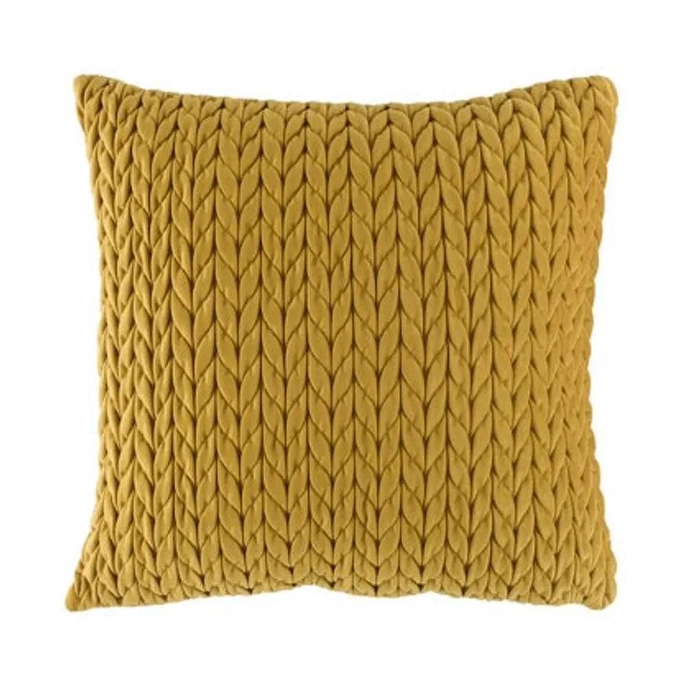 Capa De Almofada Decorativa Hits - Jolitex Mostarda