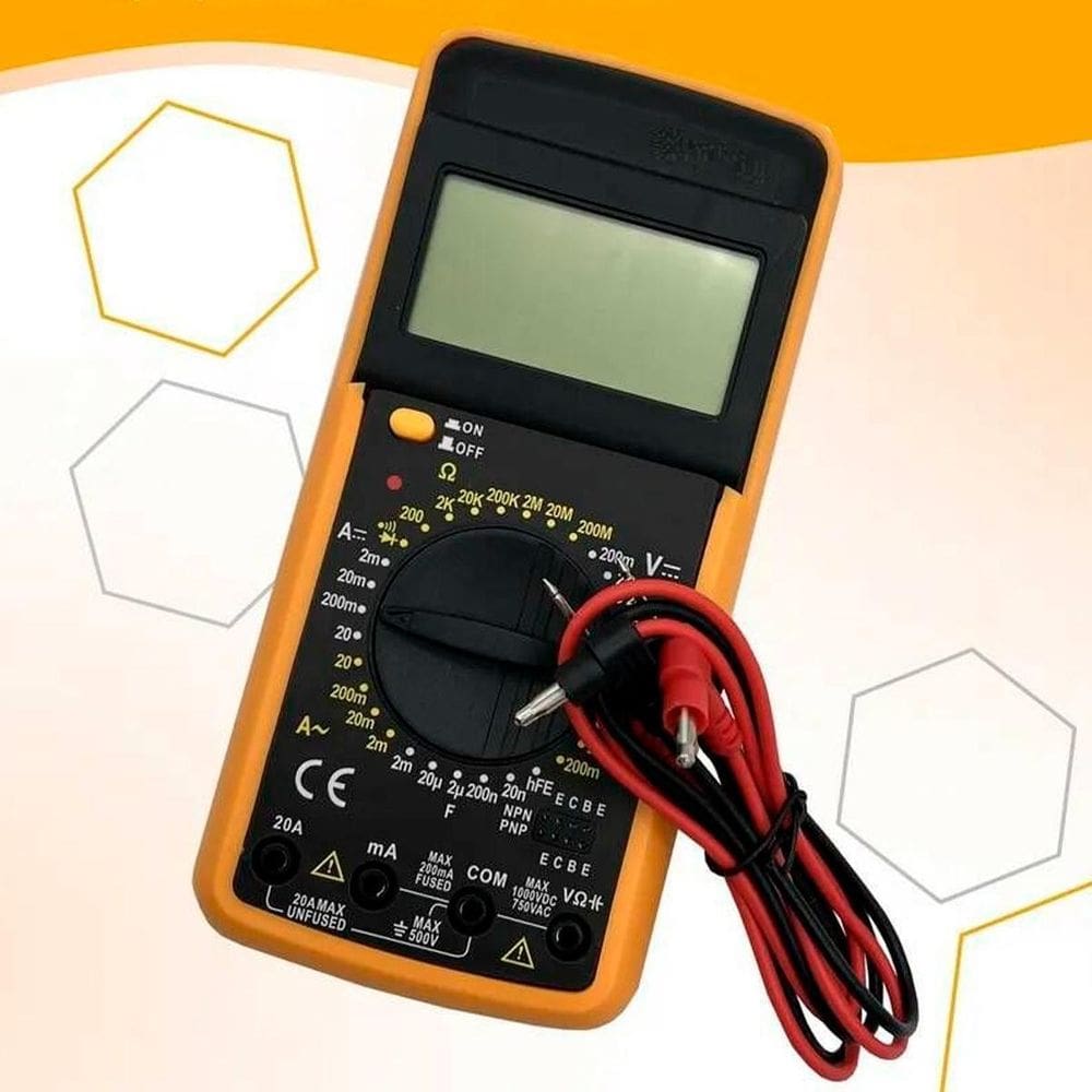 Multímetro Medição De Tensão E Amperagem