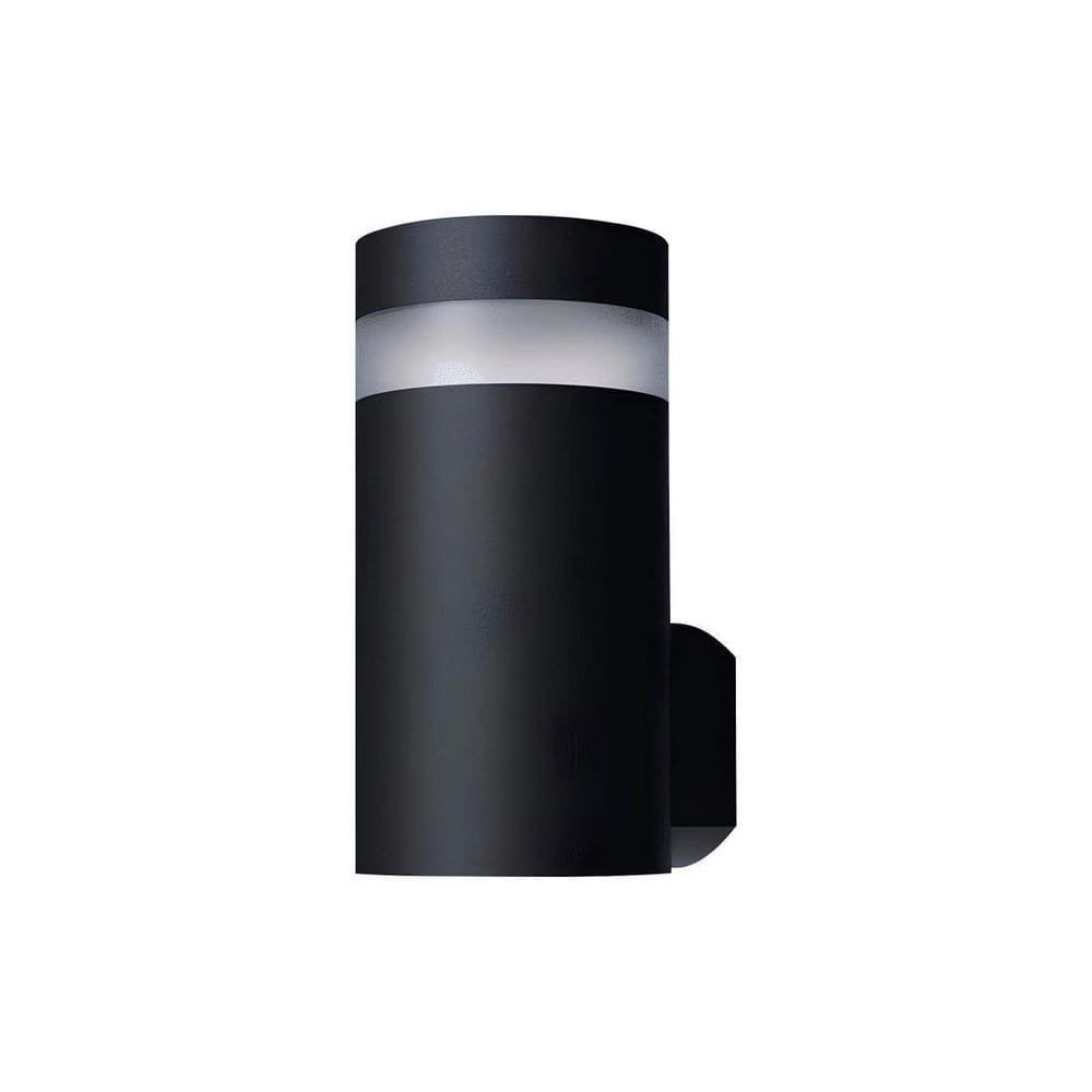 Arandela Externa Facho Friso Led Luz Quente Preto Bivolt 9W