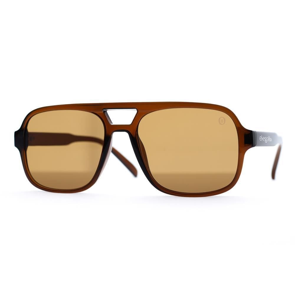 Óculos De Sol Elegatto Moderno Ponte Dupla Uv 400