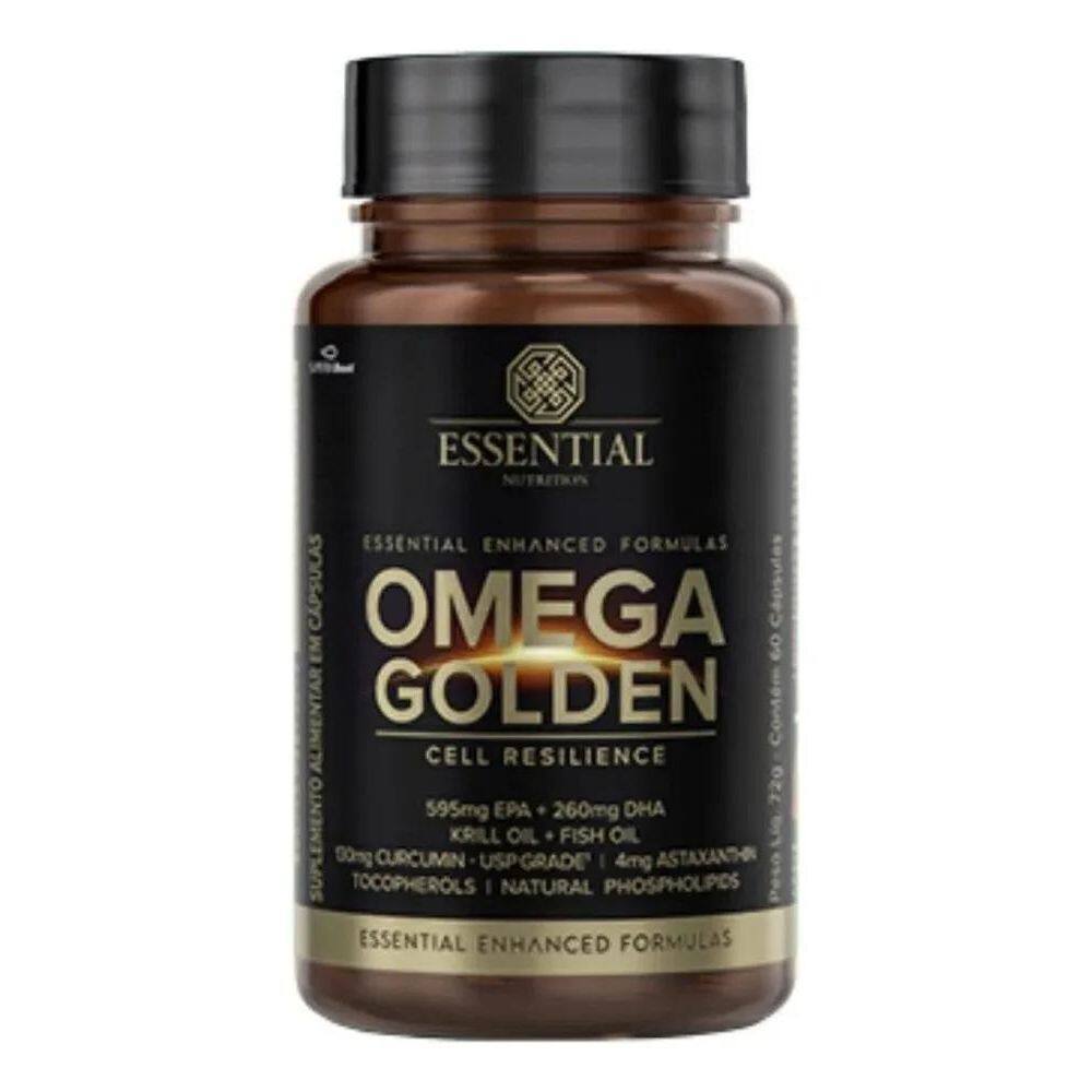 2X Omega Golden + Astaxantina - 60 Caps - Essential Nutritio