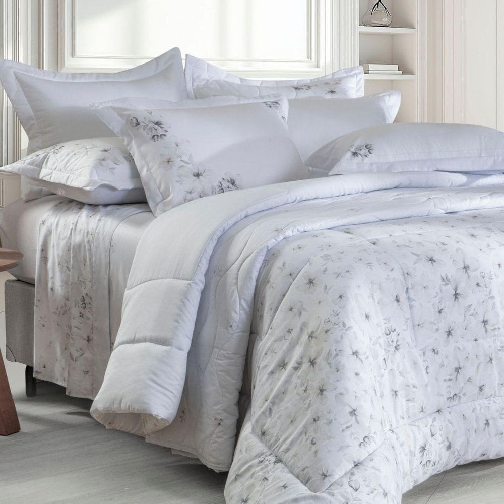 Cobreleito King 300 Fios Kacyumara Satinee 03 Peças Piaza