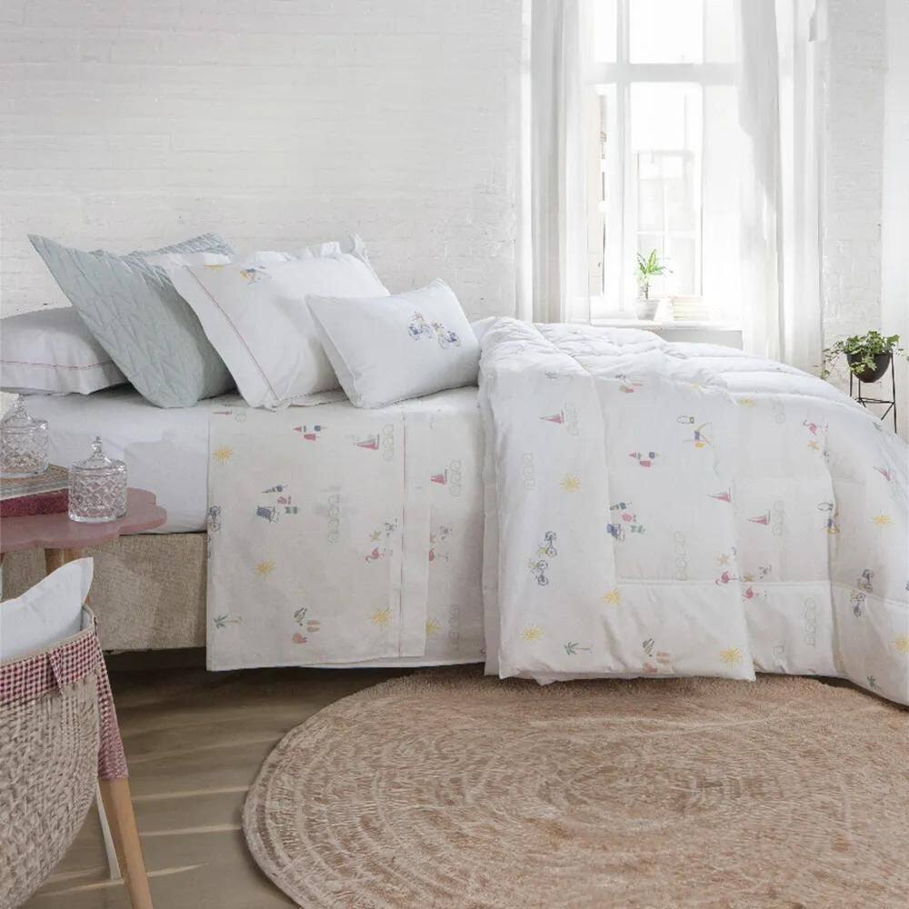 Kit Edredom Conforter Summer Infantil Solteiro King