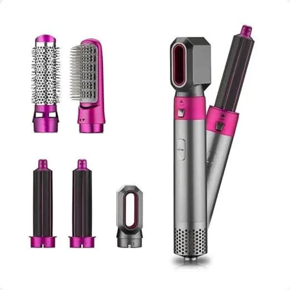 Escova 5 Em 1 Secador, Pente, Modelador, Aumenta Volume