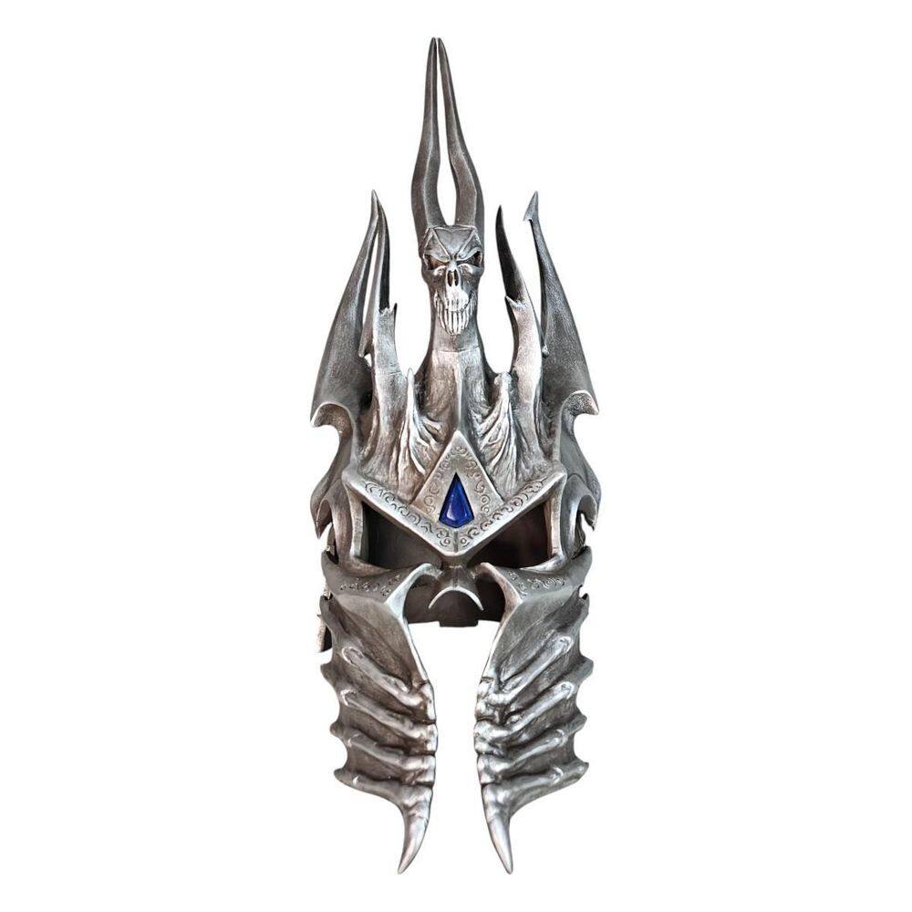 Capacete Rei Lich Warcraft Com Suporte Colecionável