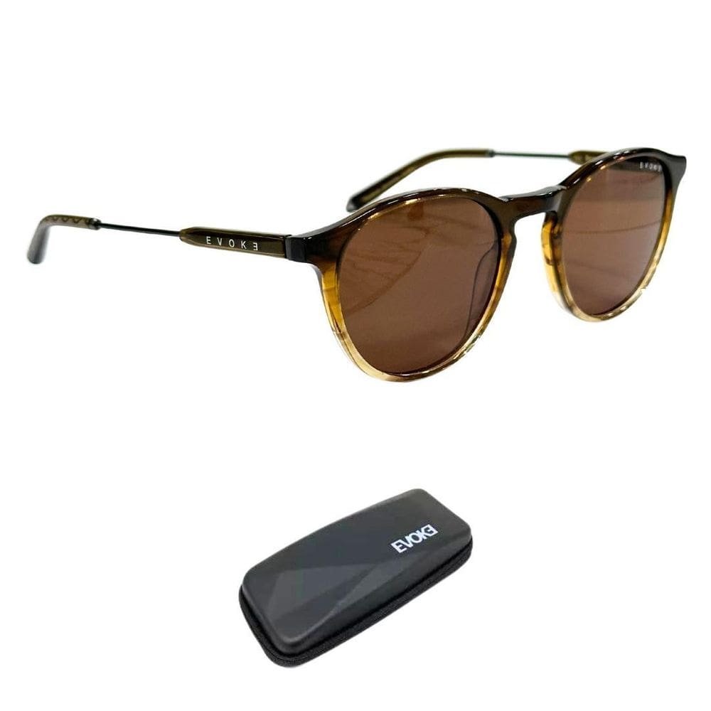 Óculos De Sol Evoke X Henrique Fogaça Shelby 02 Hfg23S Brown