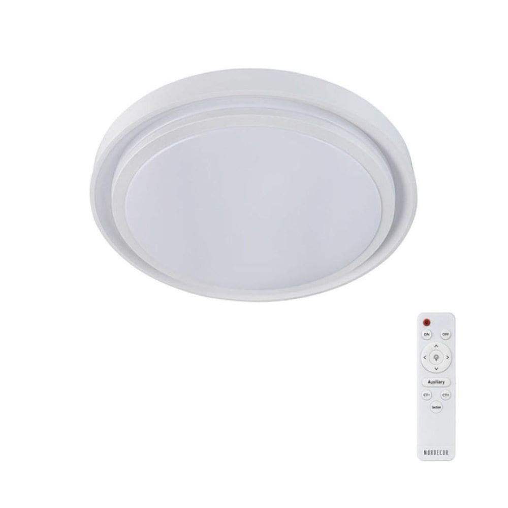 Plafon Moderno Led Zony 50Cm 36W Controle Remoto Nordecor