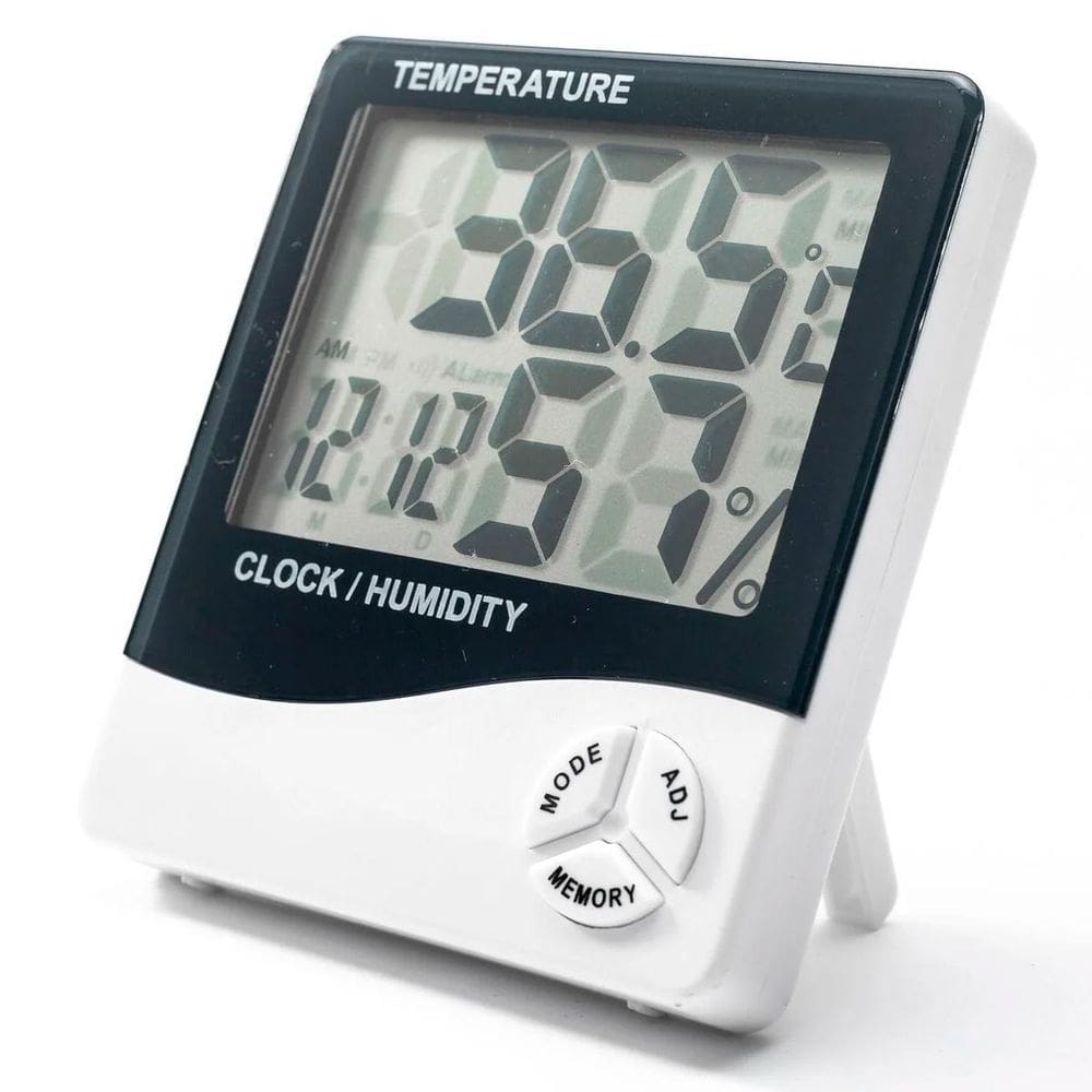 Higrômetro Digital Sensor De Temperatura Externo E Interno